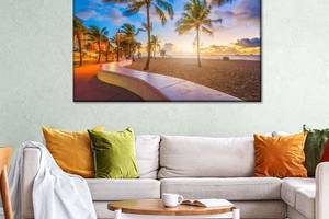 Картина KIL Art Набережная в Майами 122x81 см (24)