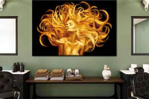 Картина KIL Art Золотые локоны 122x81 см (44)