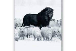 Картина Malevich Store Black Lion 45x60 см (P0464)
