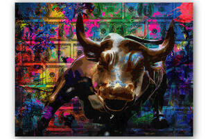 Картина Malevich Store Charging Bull 45x60 см (P0450)