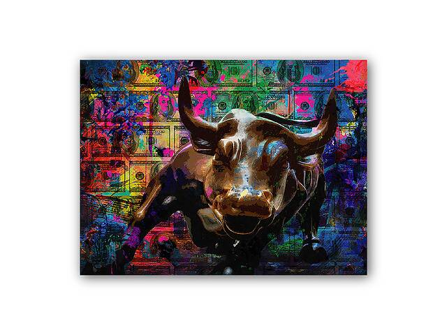 Картина Malevich Store Charging Bull 45x60 см (P0450)