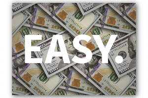 Картина Malevich Store Easy Money 30x40 см (P0471)