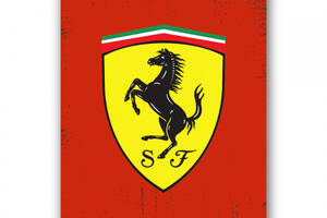 Картина Malevich Store Ferrari 30x40 см (P0470)