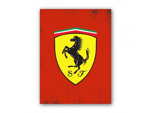 Картина Malevich Store Ferrari 45x60 см (P0470)