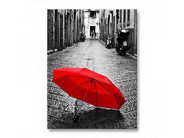 Картина Malevich Store Красный зонт 30x40 см (P0501)