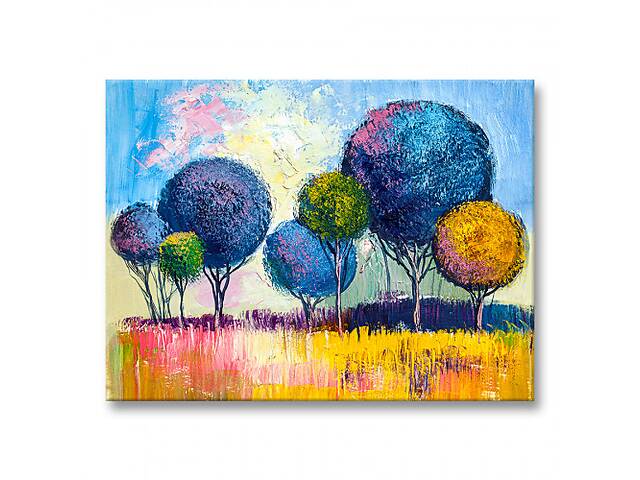 Картина Malevich Store Круглые деревья 45x60 см (P0515)