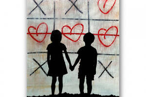 Картина Malevich Store Любовные игры 45x60 см (P0475)