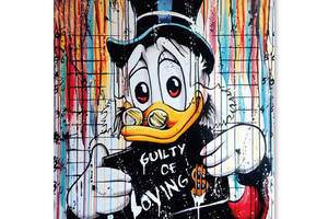 Картина Malevich Store Scrooge McDuck Love Money 30x40 см (P0487)