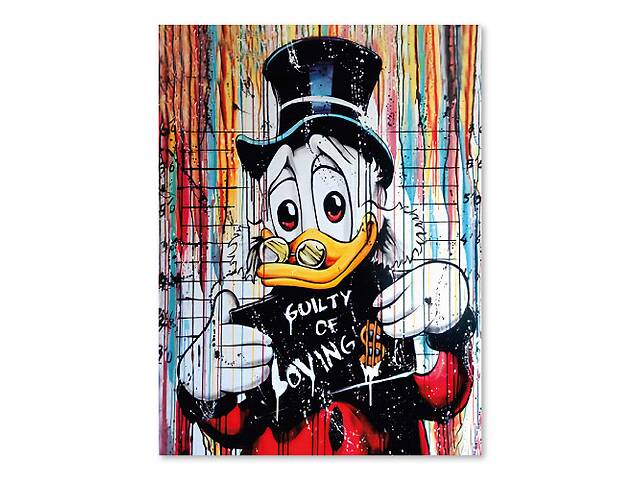 Картина Malevich Store Scrooge McDuck Love Money 45x60 см (P0487)