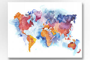 Картина Malevich Store Цветная карта 60x80 см (P0519)