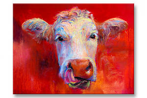 Картина Malevich Store Веселая корова 45x60 см (P0520)