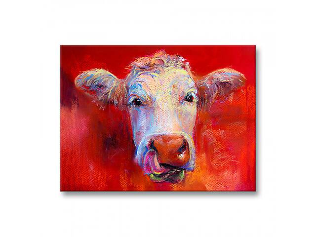 Картина Malevich Store Веселая корова 75x100 см (P0520)