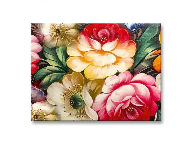 Картина Malevich Store Яркие цветы 60x80 см (P0511)