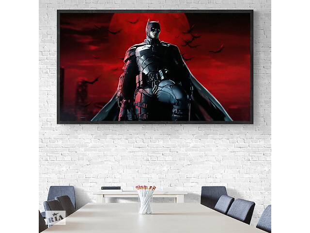 Картина на холсте Batman HolstPrint RK1190 размер 50 x 100 см