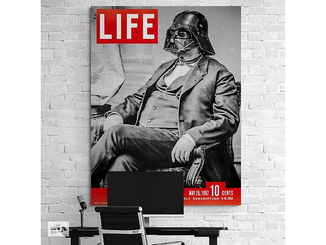 Картина на холсте Дарт Вэйдер LIFE HolstPrint RK0642 размер 60 x 90 см