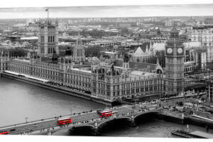 Картина на холсте Декор Карпаты Лондон 50х100 см (G1033)