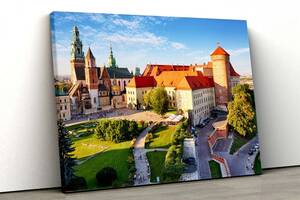 Картина на холсте KIL Art Архитектура Кракова Польша 51x34 см (305)