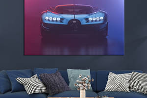 Картина на холсте KIL Art Авто Bugatti Chiron Vision GT 75x50 см (1304-1)