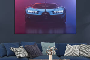 Картина на холсте KIL Art Авто Bugatti Chiron Vision GT 122x81 см (1304-1)