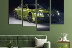 Картина на холсте KIL Art Авто премиум-класса Bentley Continental GT 129x90 см (1288-42)