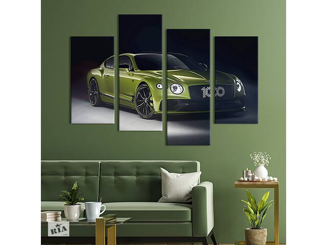 Картина на холсте KIL Art Авто премиум-класса Bentley Continental GT 129x90 см (1288-42)