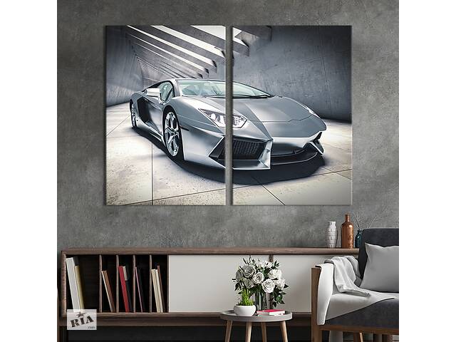 Картина на холсте KIL Art Автомобиль будущего 71x51 см (1286-2)
