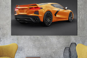 Картина на холсте KIL Art Автомобиль Chevrolet Corvette Stingray 51x34 см (1409-1)