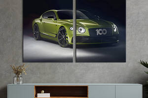 Картина на холсте KIL Art Автомобиль класса люкс Bentley Continental GT 111x81 см (1288-2)