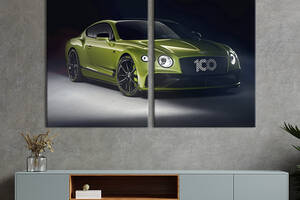 Картина на холсте KIL Art Автомобиль класса люкс Bentley Continental GT 165x122 см (1288-2)