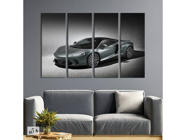 Картина на холсте KIL Art Автомобиль премиум-класса McLaren GT 149x93 см (1252-41)