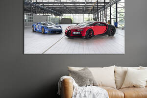 Картина на холсте KIL Art Автомобили Bugatti Кампогальяно 75x50 см (1308-1)