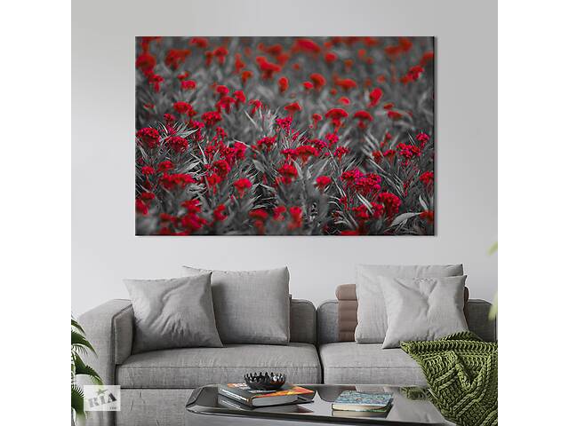 Картина на холсте KIL Art Бархатные полевые цветы 122x81 см (922-1)