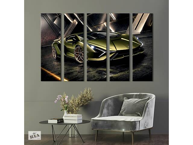 Картина на холсте KIL Art Брендовое авто Lamborghini 155x95 см (1338-51)