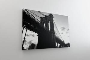 Картина на полотні KIL Art Бруклінський міст 81x54 см (227)
