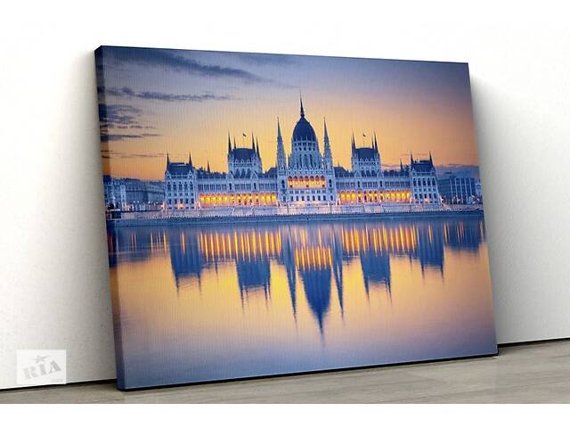 Картина на холсте KIL Art Будапешт вид на Парламент 51x34 см (306)
