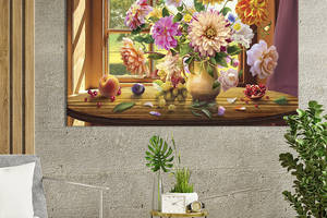 Картина на холсте KIL Art Букет прекрасных цветов 51x34 см (825-1)