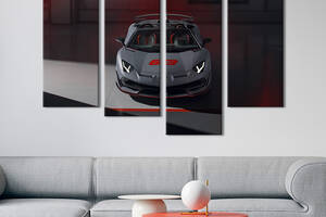Картина на холсте KIL Art Быстрый суперкар Lamborghini 149x106 см (1264-42)