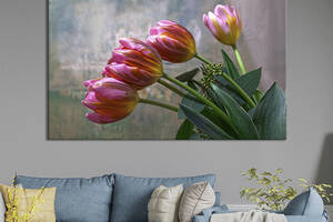 Картина на холсте KIL Art Чудесные тюльпаны 75x50 см (1004-1)