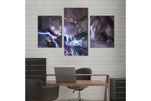 Картина на холсте KIL Art для интерьера в гостиную Edward Elric, Fullmetal Alchemist 141x90 см (709-32)