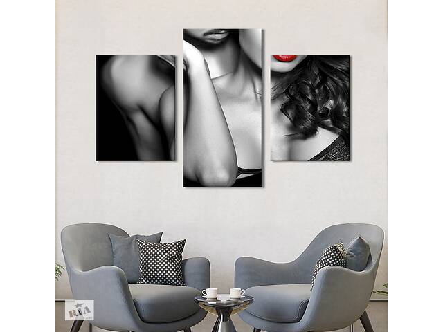 Картина на холсте KIL Art для интерьера в гостиную Сексуальная пара 96x60 см (514-32)