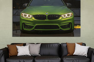 Картина на холсте KIL Art для интерьера в гостиную спальню BMW Gran Turismo 80x54 см (111-1)