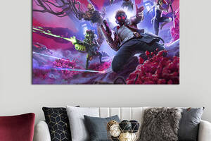 Картина на холсте KIL Art для интерьера в гостиную спальню Guardians of the Galaxy 80x54 см (726-1)