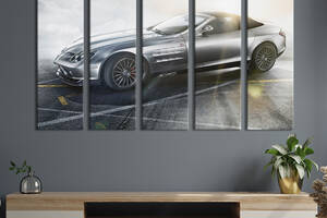 Картина на холсте KIL Art Эксклюзивный автомобиль Mercedes-Benz SLR McLaren 132x80 см (1367-51)