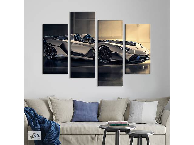 Картина на холсте KIL Art Элитное авто Lamborghini SC20 89x56 см (1269-42)