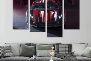 Картина на холсте KIL Art Элитный автомобиль Lamborghini Aventador S – Yamamoto 89x56 см (1268-42)