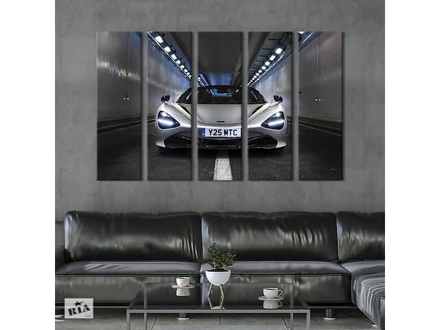 Картина на холсте KIL Art Феноменальный суперкар McLaren 720S 87x50 см (1362-51)