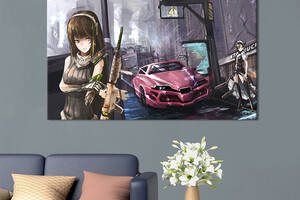 Картина на холсте KIL Art Girls Frontline 51x34 см (1481-1)