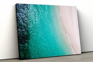 Картина на холсте KIL Art Голубое море 122x81 см (317)