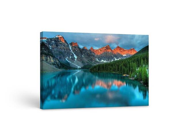 Картина на холсте KIL Art Горное озеро 51x34 см (387)