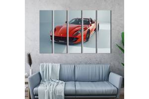 Картина на холсте KIL Art Кабриолет Ferrari 812 GTS 132x80 см (1374-51)
